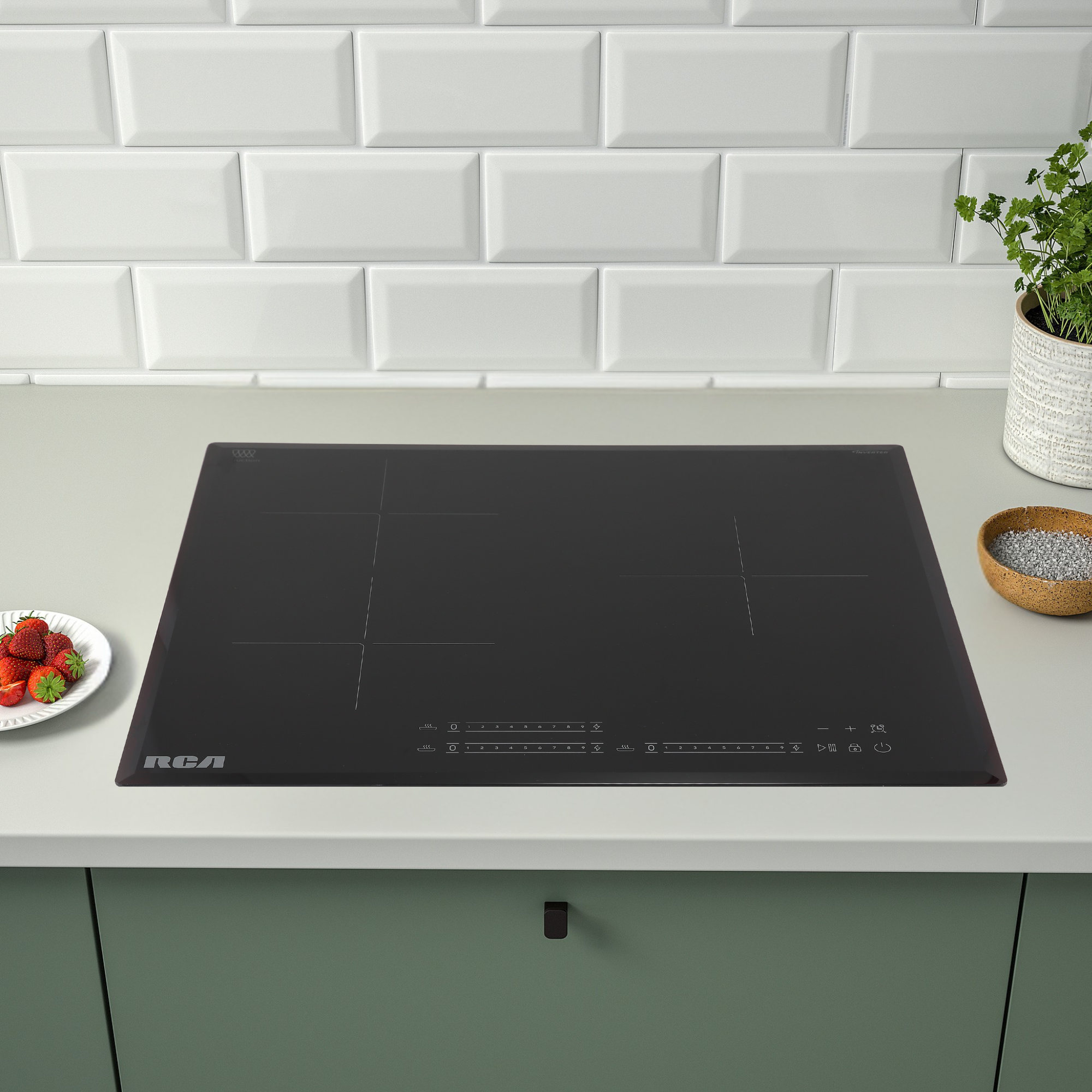 RV-HIBH0603BK - Bếp từ âm bàn RCA Heritage Collection 3 vùng nấu, 60cm