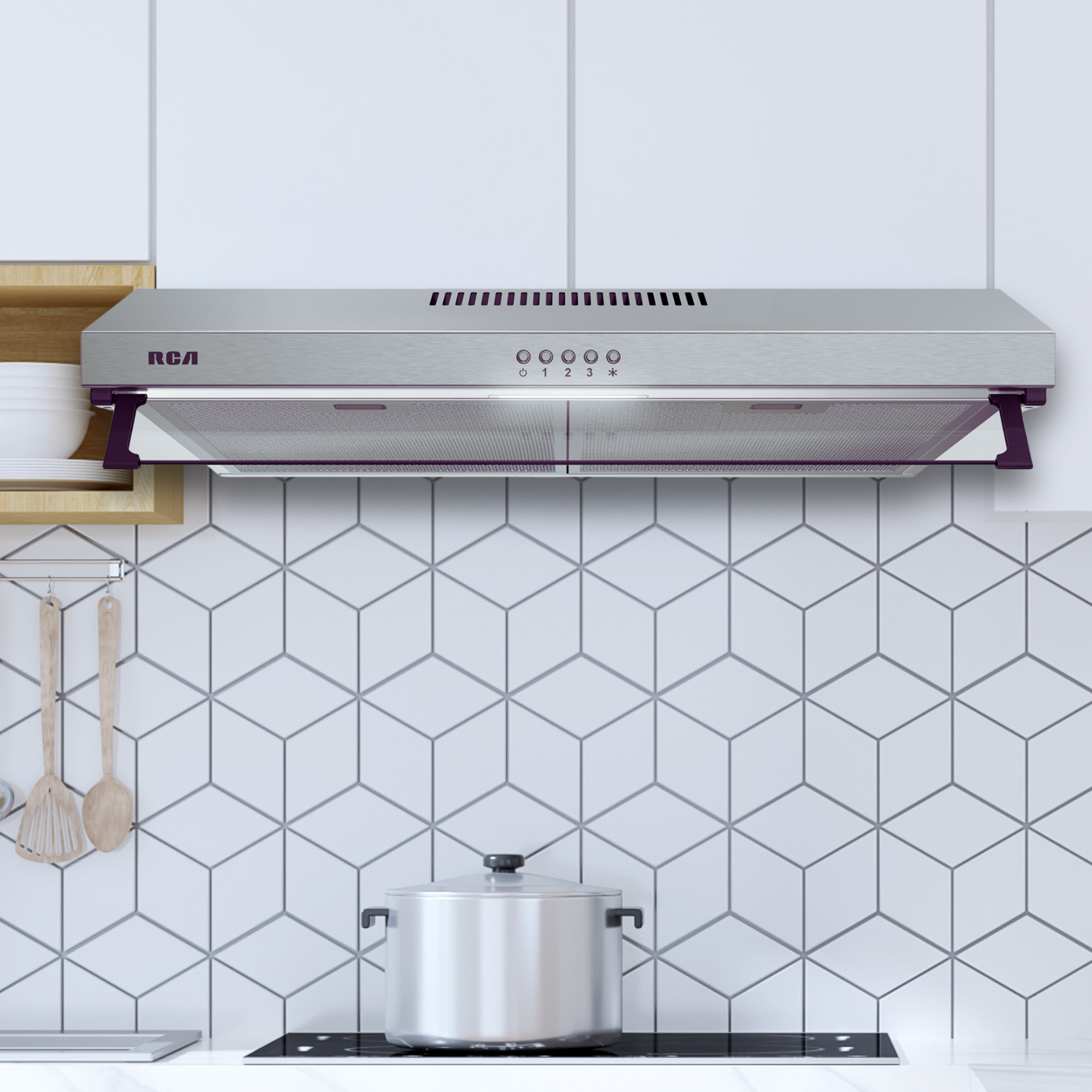 RV-CHUCC070BSS - Máy hút mùi dưới tủ RCA Century Collection 70cm, có kính chắn