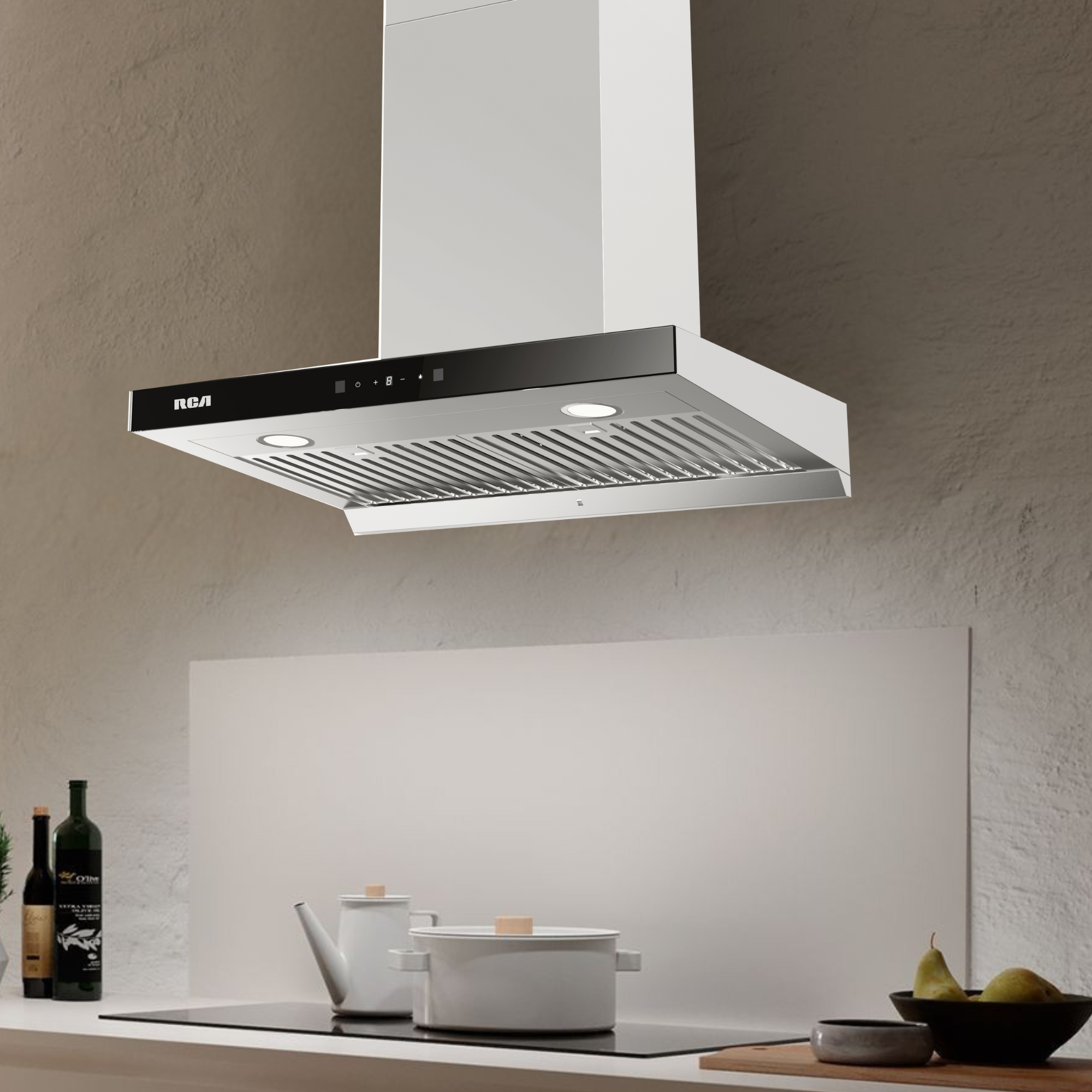 RV-CHWM3H070TSS - Máy hút mùi kiểu chữ T RCA Century Collection 70 cm, lọc inox, tay vẫy