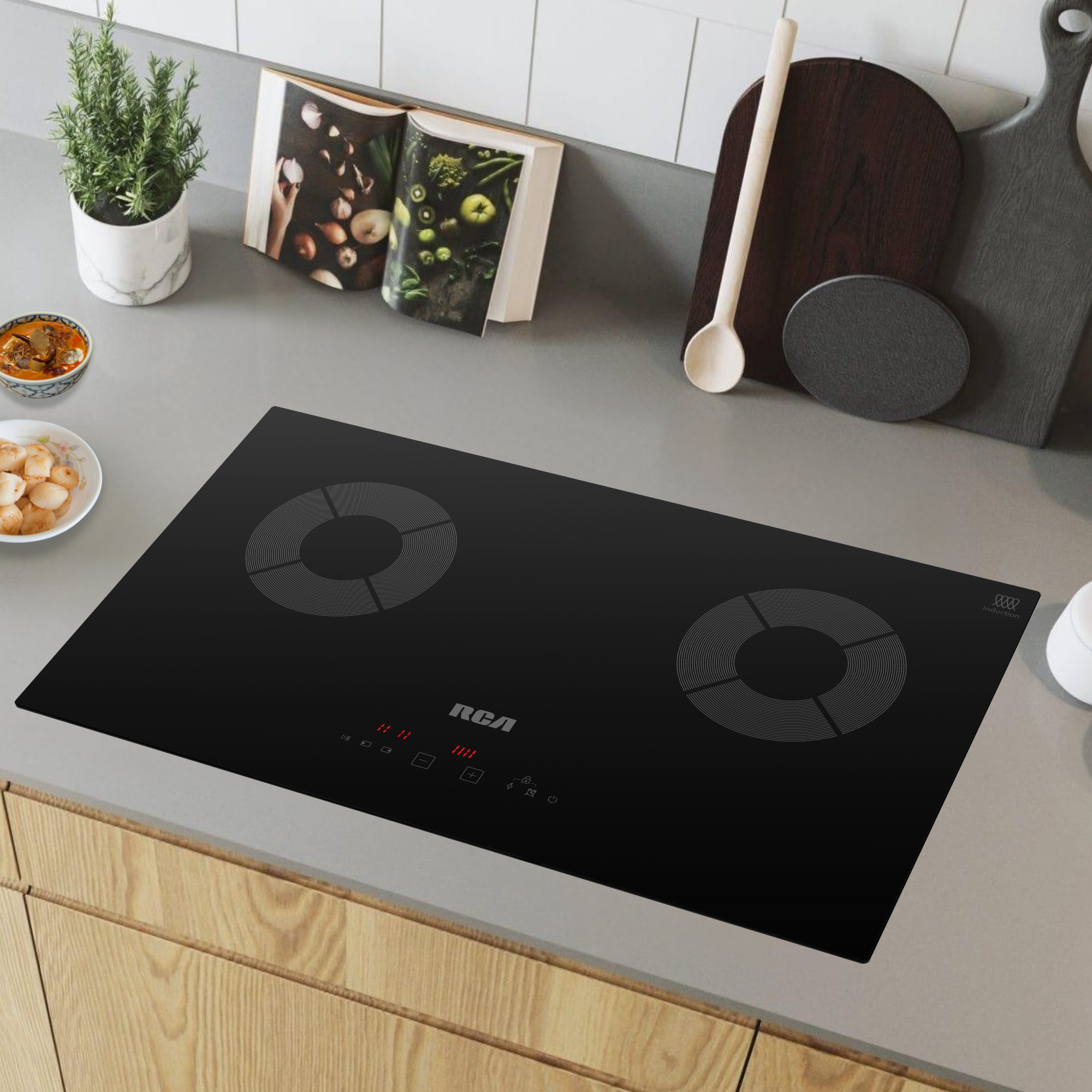 RV-HIBC0732BK - Bếp từ âm bàn RCA Century Collection 2 vùng nấu, 73cm