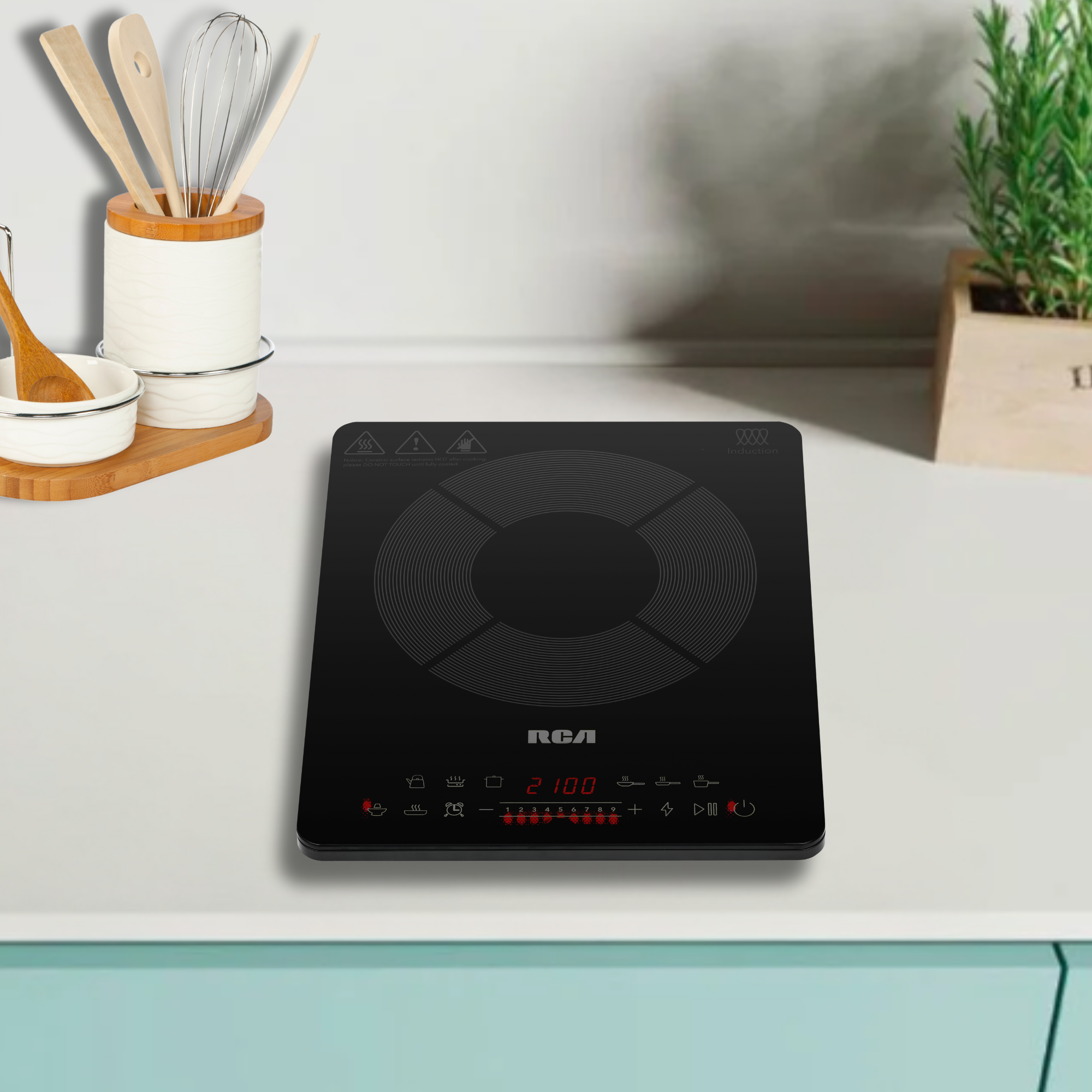 RV-HIPC0281BK - Bếp từ di động RCA Century Collection 1 vùng nấu, 28 cm